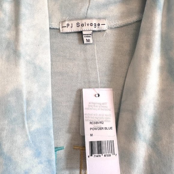 PJ Salvage NWT Women's Wifey Bridal Embroidered Robe Cloud Blue Large - Picture 4 of 7